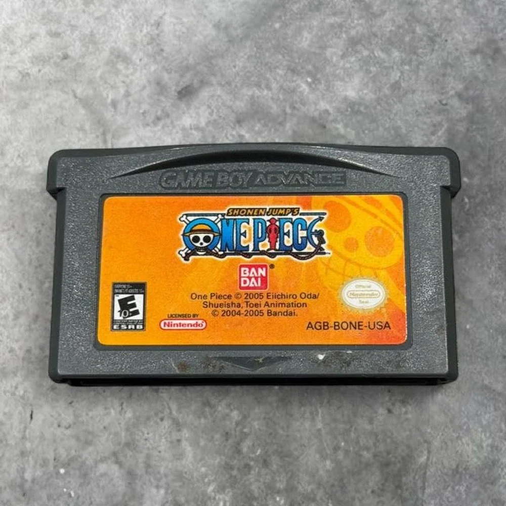 Vintage 2005 Shonen Jump's One Piece Game Boy Advance GBA Game Cartridge